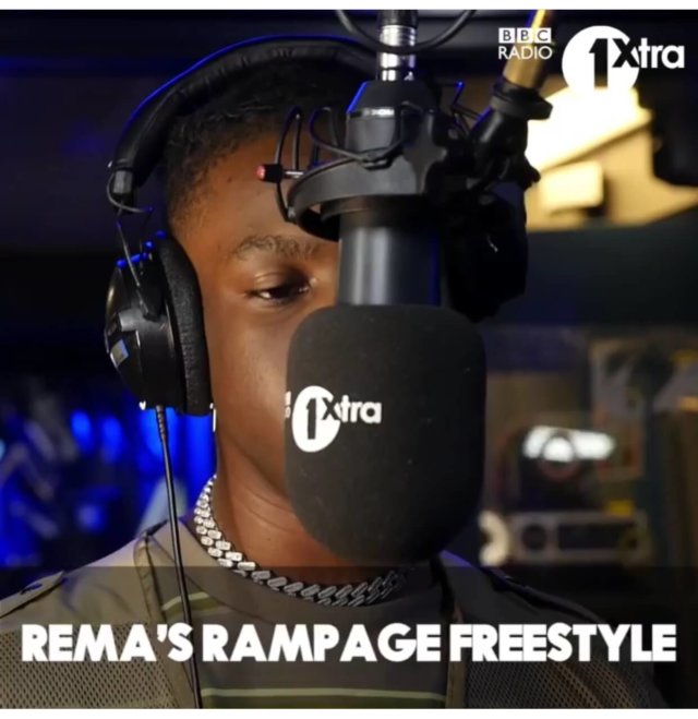 Rema Rampage freestyle