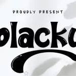 blacky font