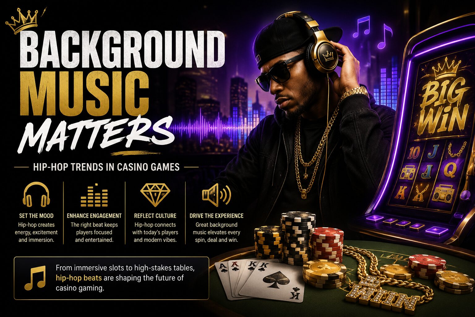 Background Music Matters: Hip-Hop Trends in Casino Games