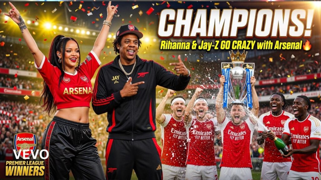 Rihanna & Jay-Z – Arsenal Premier League Champions